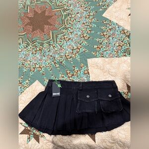 Black Mini Skirt by